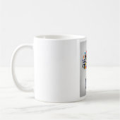 Erde Globus mit Baumflaggen Tasse (Links)