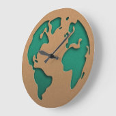 Erde  große wanduhr (Winkel)
