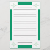 Erde (grün) briefpapier (Vorderseite)