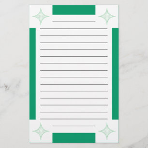 Erde (grün) briefpapier