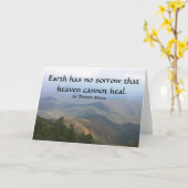 Erde hat keine Sorge, die Himmel nicht heilen kann Karte (Gelbe Blume)