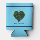 Erde - Herzanagram Dosenkühler (Vorderseite)