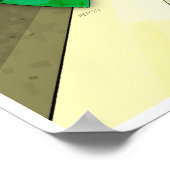 Erde, Himmel und Sonne Poster (Ecke)