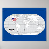 Erde, ihr seid hier Poster (Vorne)