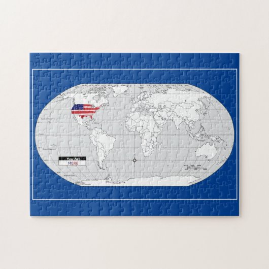Erde, ihr seid hier puzzle (Horizontal)