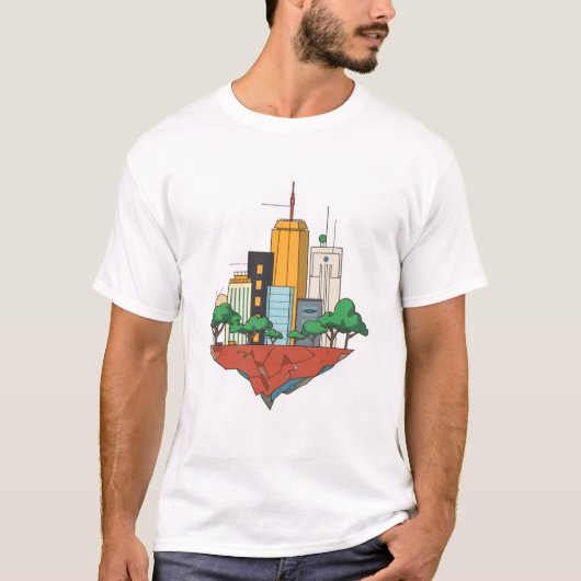 Erde im Leeren T-Shirt (Vorderseite)