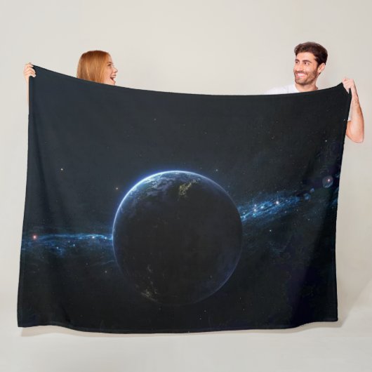 ERDE IM RAUM FLEECEDECKE (Beispiel)