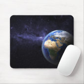 Erde im Raum Mousepad (Mit Mouse)