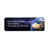 Erde im Weltraum (Vorne)