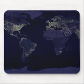 Erde in der Nacht Mousepad (Vorne)