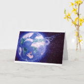 Erde Karte (Gelbe Blume)