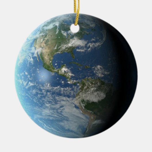 Erde Keramik Ornament (Vorne)