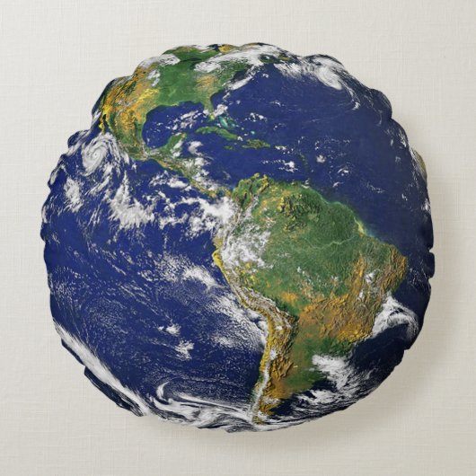 Erde Kissen fühlen BEIDE Seiten unseres Planeten! (Vorderseite)