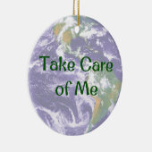 Erde kümmert sich um mich Weihnachtsschmuck (Rechts)