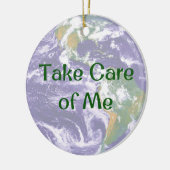 Erde kümmert sich um mich Weihnachtsschmuck (Links)