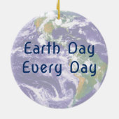 Erde kümmert sich um mich Weihnachtsschmuck (Hinten)