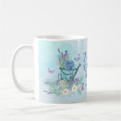 Erde lacht in Blume - Blumenordnung Kaffeetasse (Links)