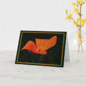 Erde lacht in den Blumen: Mohnblume. Inneres Karte (Gelbe Blume)