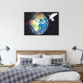 Erde Leinwanddruck (Insitu (Schlafzimmer))