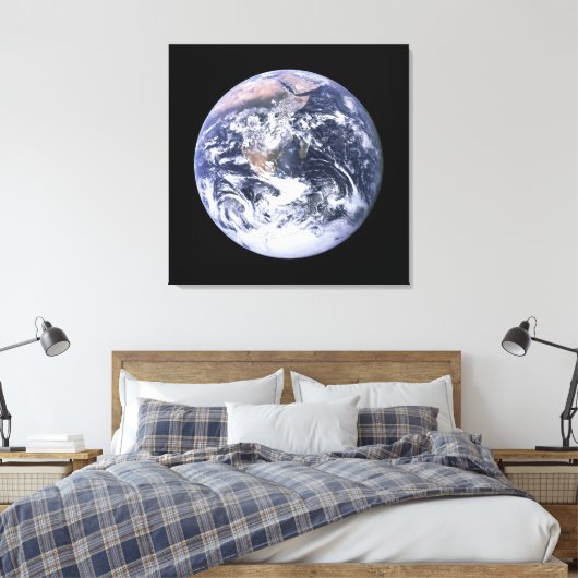 Erde Leinwanddruck (Insitu (Schlafzimmer))