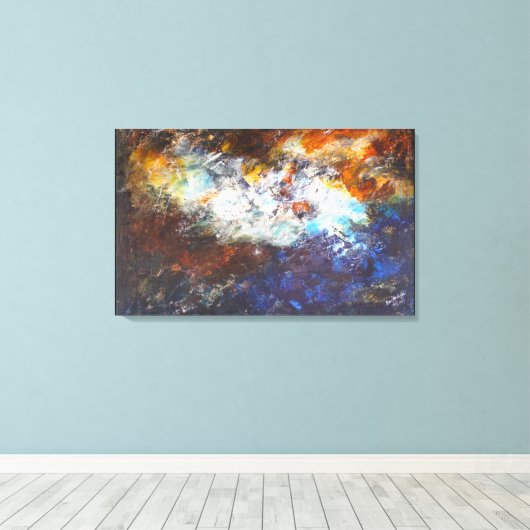 Erde Leinwanddruck (Insitu (Holzboden))