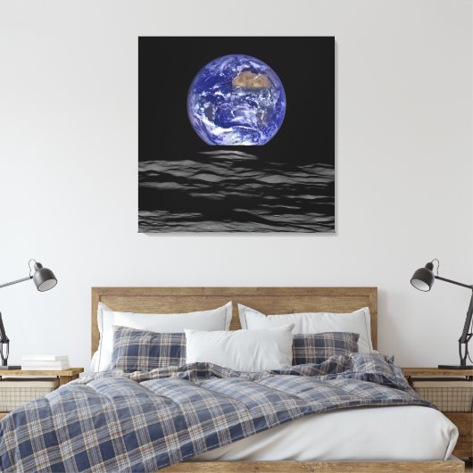 Erde Leinwanddruck (Insitu (Schlafzimmer))