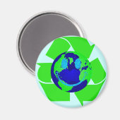 Erde Magnet (Vorderseite/Rückseite)