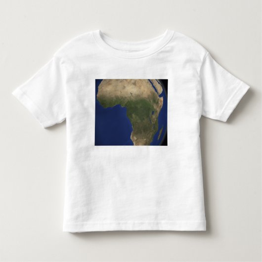 Erde mit Landbedeckung in Afrika Kleinkind T-shirt (Vorderseite)