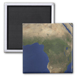 Erde mit Landbedeckung in Afrika Magnet