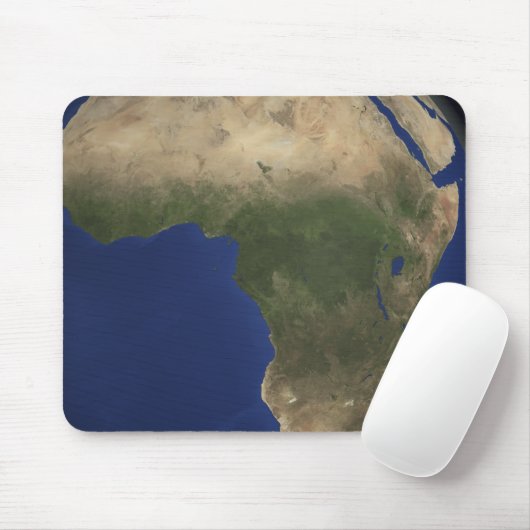 Erde mit Landbedeckung in Afrika Mousepad (Mit Mouse)