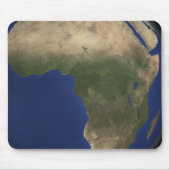 Erde mit Landbedeckung in Afrika Mousepad (Vorne)