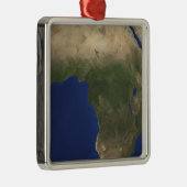 Erde mit Landbedeckung in Afrika Ornament Aus Metall (Rechts)