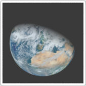 Erde mit Nordafrika und Südwesteuropa Aufkleber (Vorderseite)