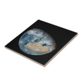 Erde mit Nordafrika und Südwesteuropa Fliese (Seite)