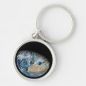 Erde mit Nordafrika und Südwesteuropa Schlüsselanhänger (Vorne)