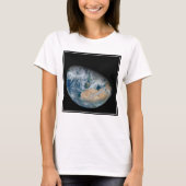 Erde mit Nordafrika und Südwesteuropa T-Shirt (Vorderseite)