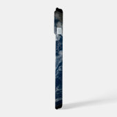 Erde mit Wolken und Meereis 2 iPhone 15 Hülle (Linke Seite)