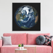 Erde mit Wolken und Meereis 2 Leinwanddruck (Insitu (Wohnzimmer))