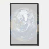 Erde mit Wolken und Meereis 2 Post-it Klebezettel (Vorderseite)