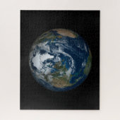 Erde mit Wolken und Meereis 2 Puzzle (Vertikal)