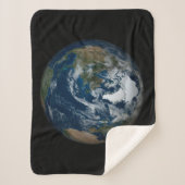Erde mit Wolken und Meereis 2 Sherpadecke (Vorderseite)