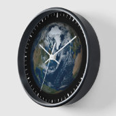 Erde mit Wolken und Meereis 2 Uhr (Winkel)