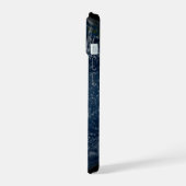 Erde mit Wolken und Meereis iPhone 15 Hülle (Linke Seite)