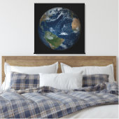 Erde mit Wolken und Meereis Leinwanddruck (Insitu (Schlafzimmer))