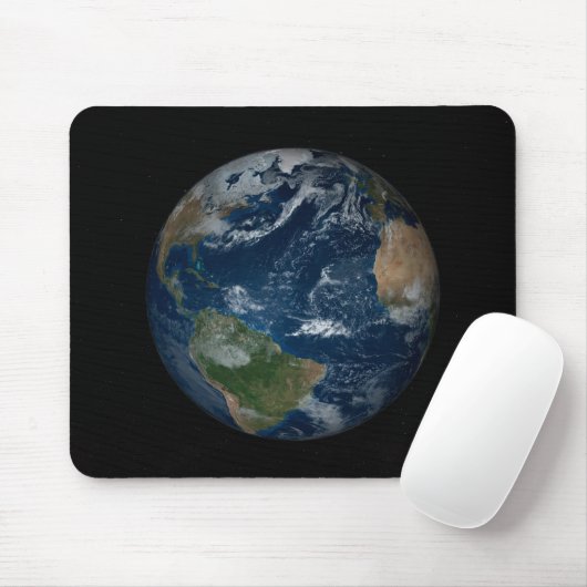 Erde mit Wolken und Meereis Mousepad (Mit Mouse)