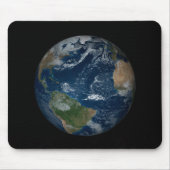 Erde mit Wolken und Meereis Mousepad (Vorne)