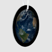 Erde mit Wolken und Meereis Ornament (Vorderseite)