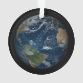 Erde mit Wolken und Meereis Ornament (Rückseite)
