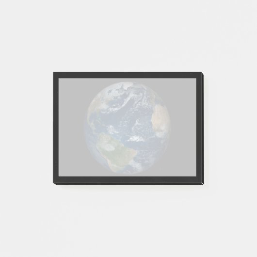 Erde mit Wolken und Meereis Post-it Klebezettel (Vorderseite)