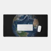 Erde mit Wolken und Meereis Schreibtischunterlage (Tastatur & Maus)